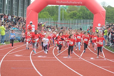 Öhringer Stadtlauf Bambinilauf Mädchen 2024