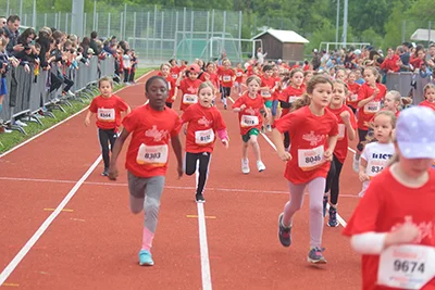 Öhringer Stadtlauf Bambinilauf Mädchen 2024